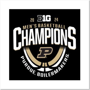 Purdue Boilermakers Big Ten Champs 2024 Posters and Art